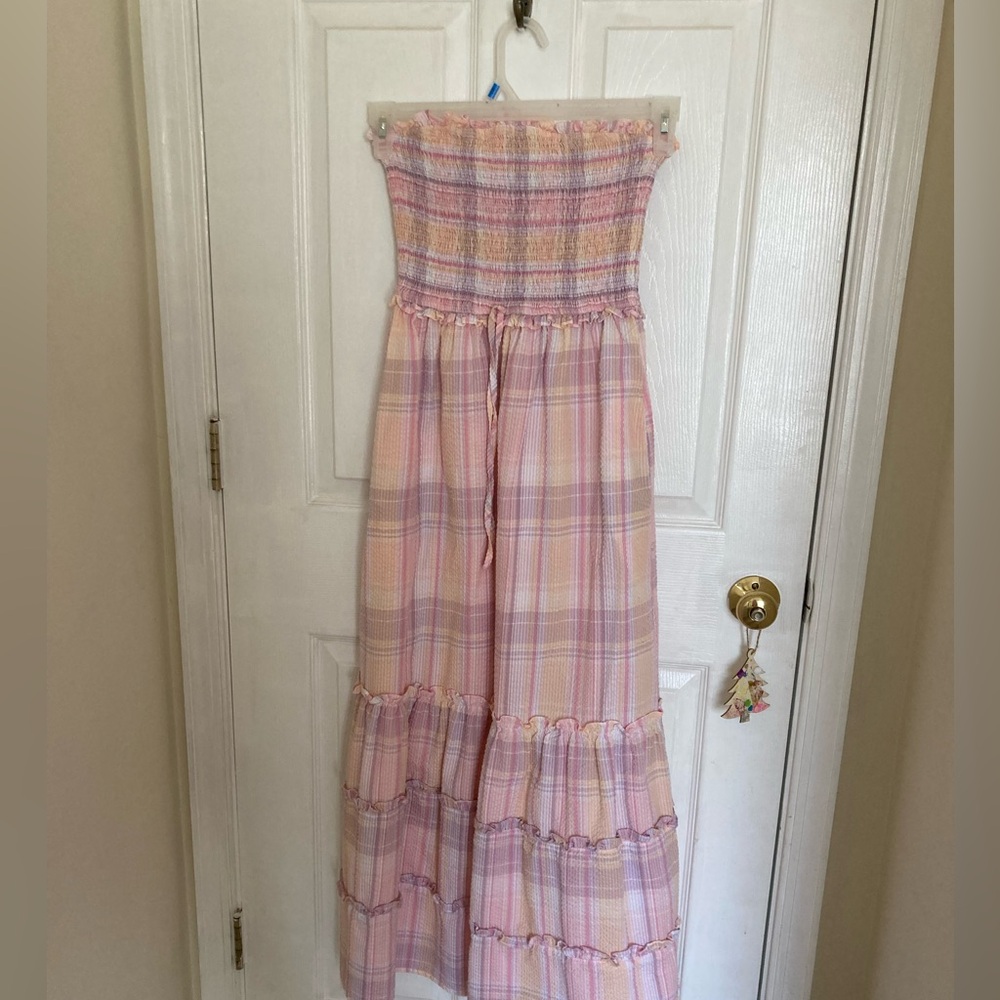 Beautiful maxi strapless dress